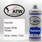 Preview: Hyundai, Hyper White Tricoat, WC9 / WW2 / TW3: 400ml Sprühdose, von ATW Autoteile West.